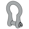 Components for liftig,towing,lashing—Shackle,bow-Stainless steels