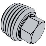 德标DIN 909 - 2020 DIN909 909DIN Hexagon Head Pipe Plugs - Conical Thread