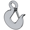 Forged Steel Lifting Hooks with Latch, Grade 8