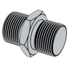 Stud fittings for ports in accordance with ISO 6149-1