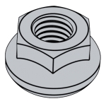 德标DIN 74361-2 (A) - 1982 DIN74361-2 7436 Fastening Devices For Bolt Centering - Form A - Hexagon Spherical Nuts With Flange