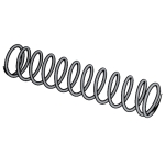 德标DIN 2098-2 - 1970 DIN2098-2 2098-2DIN Helical springs made from round wire; cold coiled compression springs below 0.5 mm wire diameter