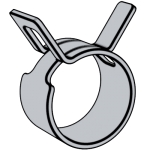 汽标代号Q 673B Q673B 673BQ Steel strip type elastic ring hoop