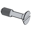Slotted Countersunk  Head Screws With Waisted Shank