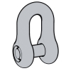 Anchor shackle-D type