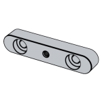 德标DIN 6885 (E) - 1968 DIN6885 6885DIN Parallel Keys, With Two Step Bores For Fixation Screw - Type E