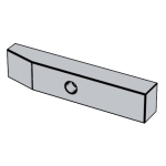 德标DIN 6885 (J) - 1968 DIN6885 6885DIN Parallel Keys, With Taper and One Step Hole For Clamping Sleeve - Type J