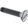 Slotted Undercut Flat Countersunk Head Tapping Screws - Type C Thread Forming [Table 13]