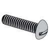 Slotted Round Head Screws with B.S.W. & B.S.F. Threads [Table 4]