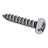 Tapping Screws-Z Cross Recessed And Slotted Pan Head - Symbol CBL ZS