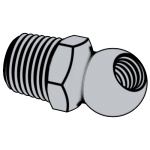 汽标代号Q 701B.1 Q701B.1 701B.1Q Elbow Grease Nipple - Connector Body