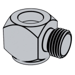 汽标代号Q 817B Q817B 817BQ 24° Cone Connectors - Angle Swivel Screw Connector