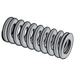 机械行业JB /T6653 (M) - 2013 JB6653 6653JB Flatted Round Wire Compression Springs - Medium (Color Code: Red)
