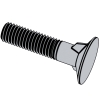 Railway Vehicles - Countersunk Bolts With Double Nip With Metric ISO Thread - Class C