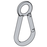 德标DIN 5299 (E) - 1980 DIN5299 5299DIN Snap Hook Round Wire and Forged - Form E