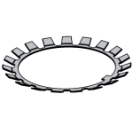 德标DIN 5406 - 2011 DIN5406 5406DIN Rolling bearings - Lockwashers; Safety plate, Lockclip