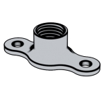 航空HB 8058 - 2002 HB8058 8058HB Self-locking, Two Lug Anchor Nuts, with MJ Thread