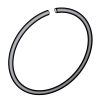 Round Wire Snap Rings For Piston Pins - Form C