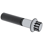 美标ASME/ANSI B18.2.7.1M - 2002 (R2009) AS Metric 12-spline flange screws
