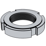 德标DIN 1804 - 1971 DIN1804 1804DIN Slotted Round Nuts For Hook Spanner, ISO Metric Fine Thread