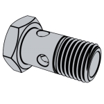 德标DIN 7643 - 2005 DIN7643 7643DIN Compression Couplings  - Hollow Screws For Ring-Type Banjos