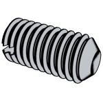 日标JIS B1117 (T4) - 1995 JIS1117 1117JIS Slotted screws with cup point