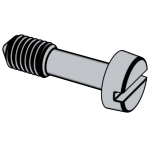 德标DIN 7964 (A) - 1990 DIN7964 7964DIN Reduced shanke bolts and screws with coarse thread - Slotted cheese head