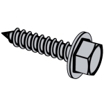 澳标AS /NZS4409 - 1996 AS4409 4409AS ISO metric hexagon head tapping screws with washers