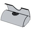 Self-Aligning Roll-in T-Nut with Spring Leaf for Aluminum Profile