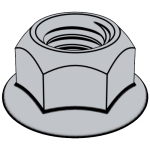 国标GB /T6187.1 - 2016 GB6187.1 6187.1GB Prevailing Torque Type All-Metal Hexagon Nuts With Flange,Style 2