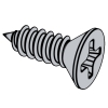 82° Cross Recessed Countersunk Head Tapping Screws - Type AB (ABR)