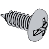 Combination Slotted-Pan Head Tapping Screws, Type I - Type AB and ABR