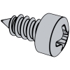 Cross recessed raised cheese head tapping screws - Type AB and ABR