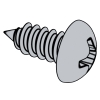 Cross Recessed Round Head Tapping Screws - Type AB and ABR