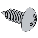 美标ASME B18.6.3 (T36-I/T36-IA+T40) - 2013 Cross Recessed Round Head Tapping Screws - Type AB and ABR