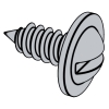 Slotted Round Washer Head Tapping Screws - Type AB and ABR