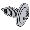 Cross recessed round head Tapping Screws With Collar - Type AB and ABR