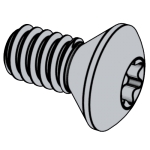 国标GB 2674 - 1986 GB2674 2674GB Hexagon lobular socket oval countersunk head screws