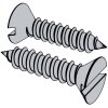 Slotted 100° Flat Countersunk Head Tapping Screws - Type AB Thread Forming [Table VI1]