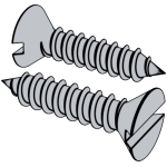 澳标AS /NZS4404 - 1996 AS4404 4404AS ISO metric slotted countersunk head tapping screws