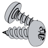 Particle Board Screws With Cross Recess Type Z, Pan Head - Form B