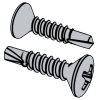 Cross Recessed Raised Countersunk Head Self-Drilling Screws With Tapping Screw Thread
