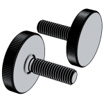 德标DIN 653 - 2006 DIN653 653DIN Knurled Thumb Screws, Low Type