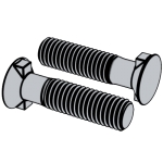 德标DIN 11014 - 1968 DIN11014 11014DIN Agricultural Equipment; Countersunk Double-nip Bolts, Sinkings, Metric Thread, Finish