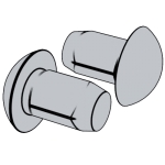 国际ISO 8746 - 1997 ISO8746 8746ISO Grooved Pins with Round Head