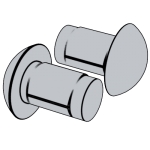 国际ISO 8746 - 1997 ISO8746 8746ISO Grooved Pins with Round Head
