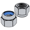 Prevailing torque type hexagon nuts(with non-metallic insert), style 1 - Property classes 5, 8 and 10