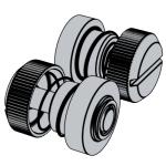 压铆件Self-Clinching PF30 PF31 PF32 Self-Cl Low-Prolfile Captive Panel Screws