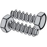 企标YJT 4063 (WN1446C) YJT4063 4063YJT Hexagon Head Tapping Screws
