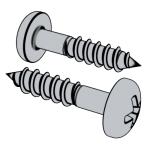 美标ASME/ANSI B18.6.1 (T13) - 1981 (R2016) Type II Slotted Pan Head Wood Screws [Table 13]
